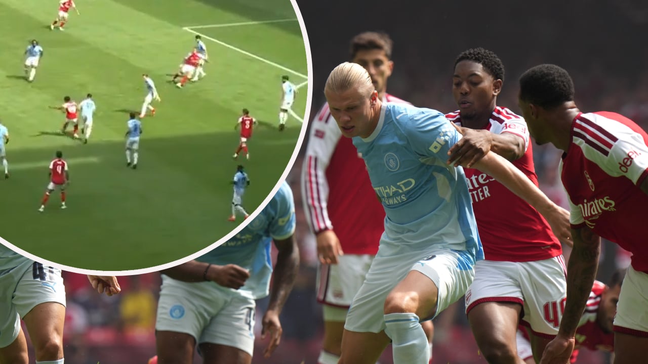 El marcador se abrió muy temprano entre Arsenal y Manchester City.