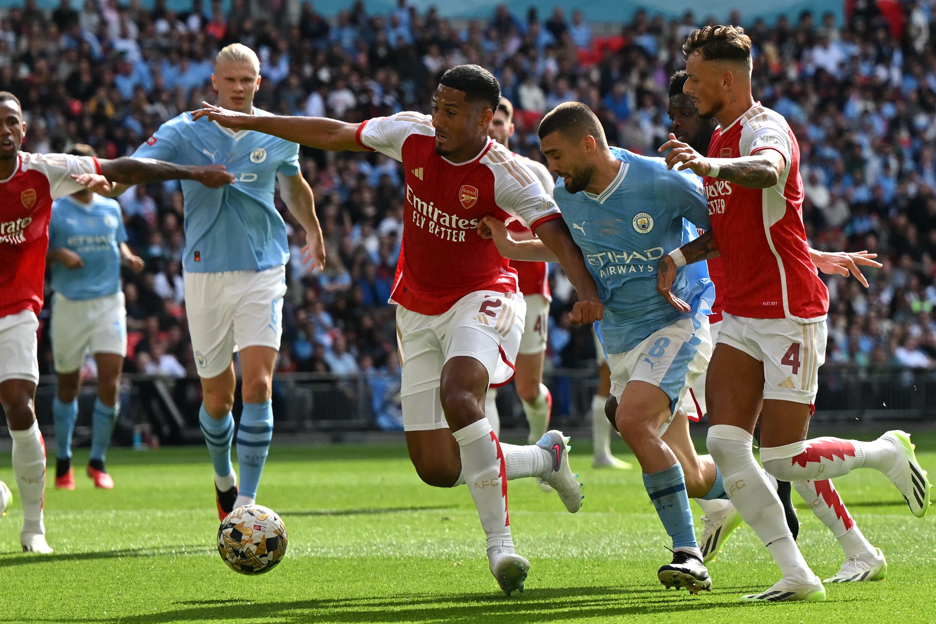 Arsenal vs. Machester City disputaron la Community Shield 2023