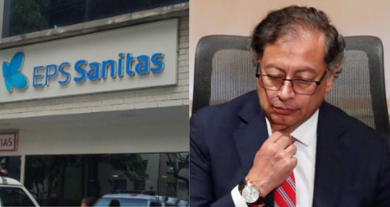 El presidente Gustavo Petro está afiliado a Sanitas