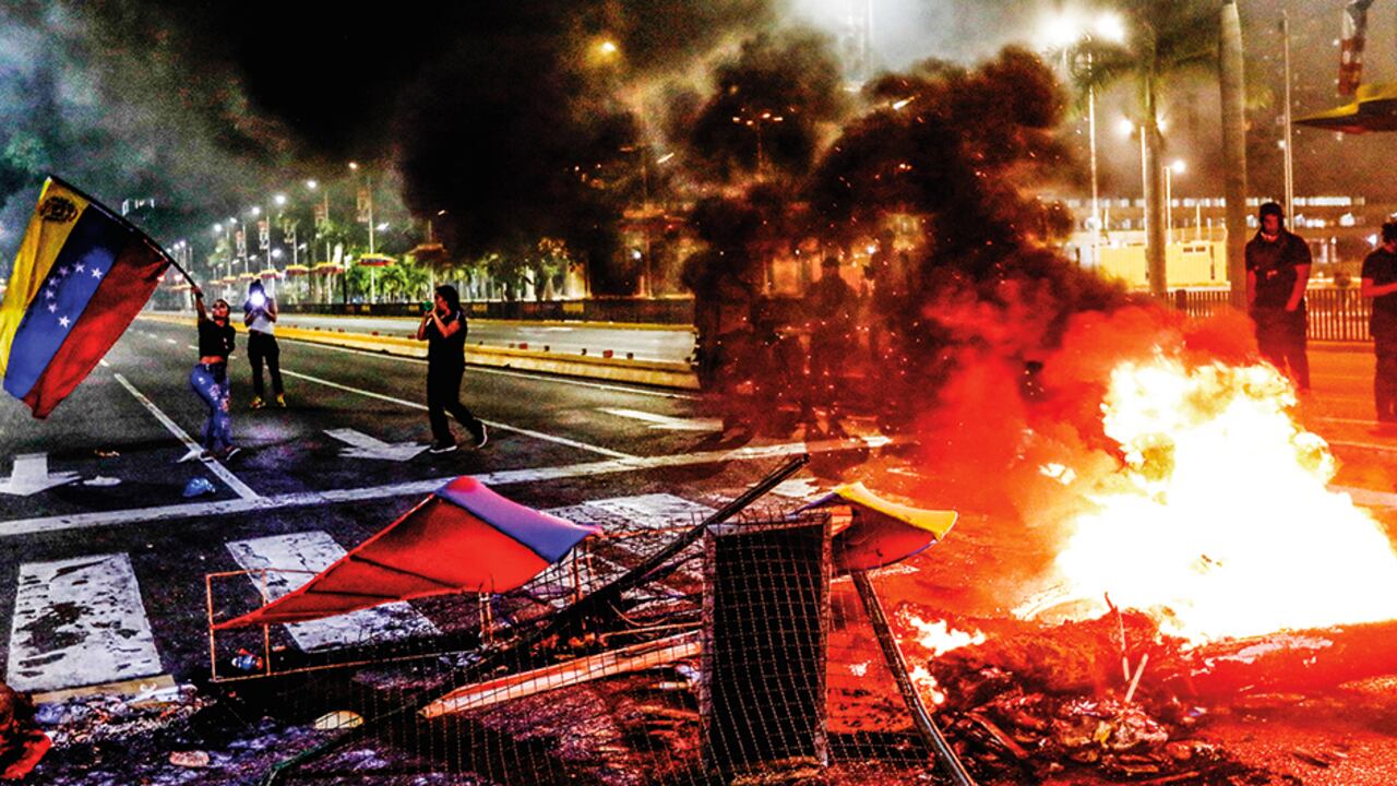 Protestas en Venezuela por los resultados de los últimos comicios