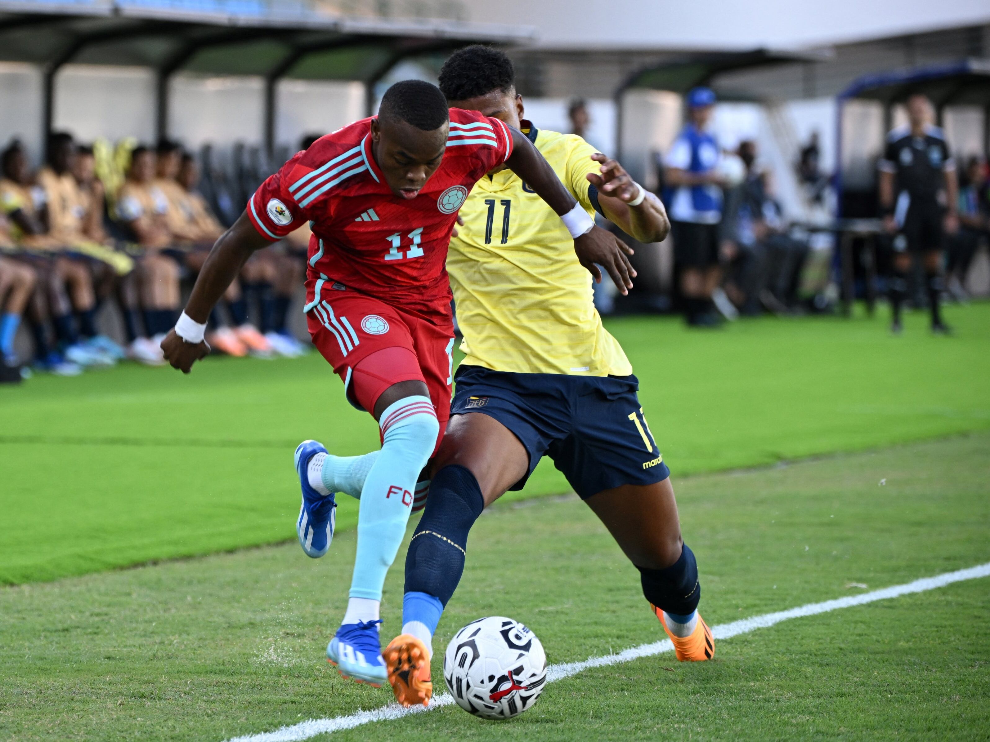 Selección Colombia cayó ante Ecuador en la primera fecha del Preolímpico