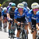 LES ANGLES, SPAIN - JULY 06: Cian Uijtdebroeks of Belgium and Team Movistar competes during 113th Tour de France 2026, Stage 3 a 195.9km stage from Granollers to Les Angles 1801m / #UCIWT / on July 06, 2026 in Les Angles, Spain. (Photo by Tim de Waele/Getty Images)