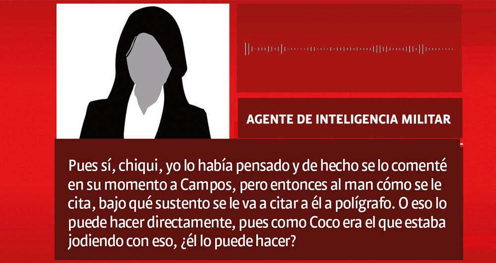 Cuando el general fue increpado si ordenó seguir al ‘Teacher’, insistió: “Dije: necesito que verifiquen quién es esta persona”. 