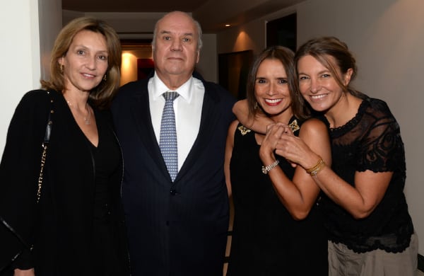 Sandra Pearson, Tulio Ángel, María Consuelo Araújo y Sandra Bessudo.