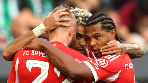 Luis Díaz y Serge Gnabry en Bayern Múnich. El alemán anunció que no podrá ir al Mundial 2026