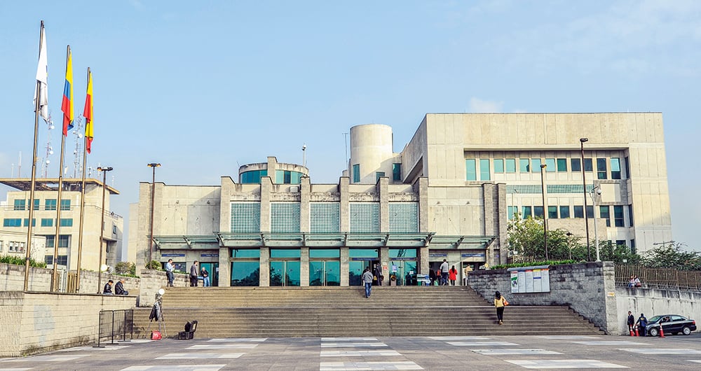 Instalaciones de la Fiscalía General de la Nación. 