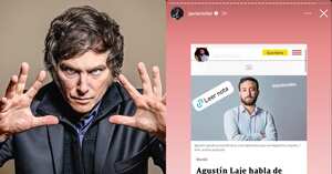 Javier Milei comparte artículo de SEMANA.