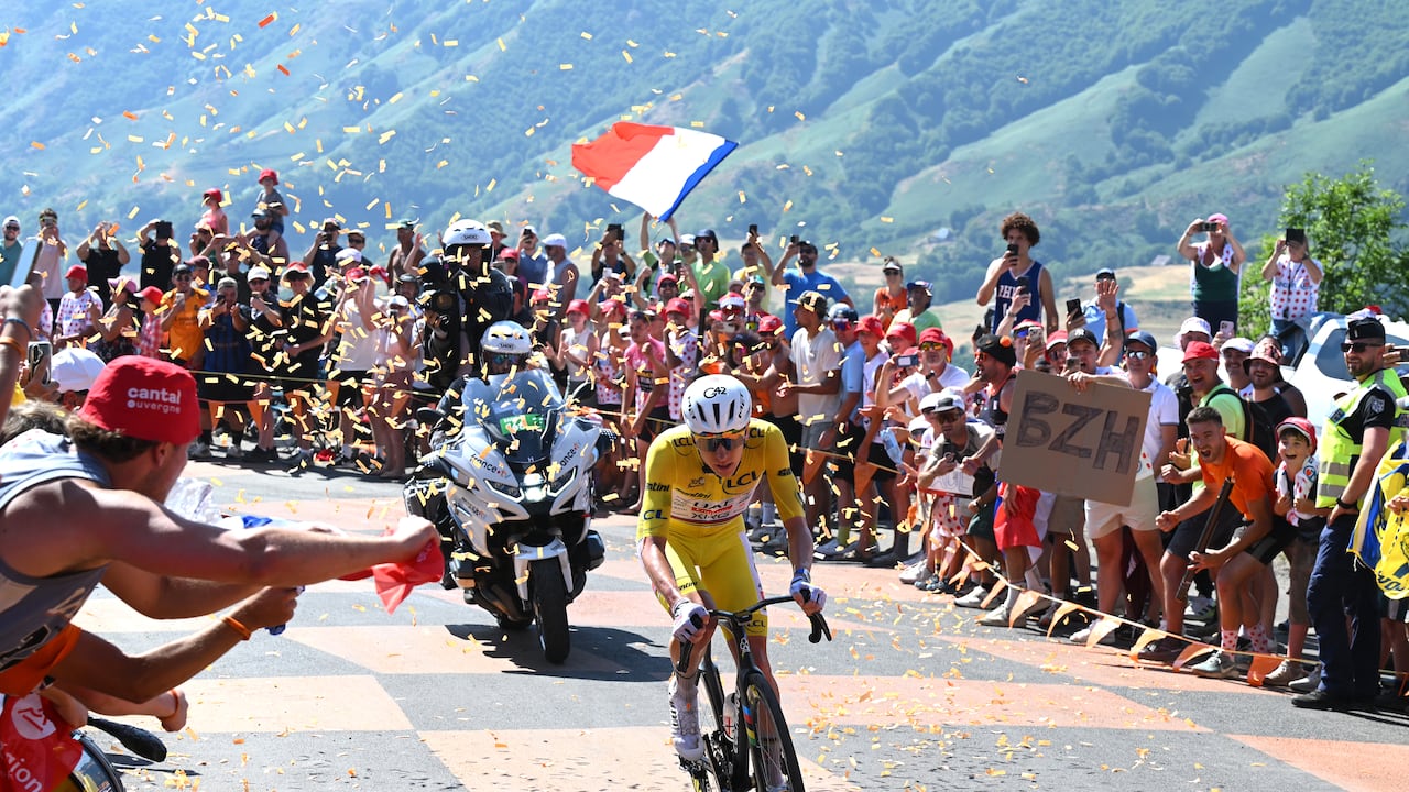Tadej Pogačar triunfó en solitario en la etapa 10 del Tour de Francia 2026