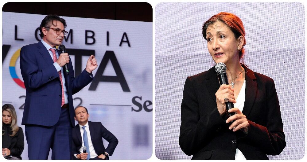 Alejandro Gaviria e Ingrid Betancourt