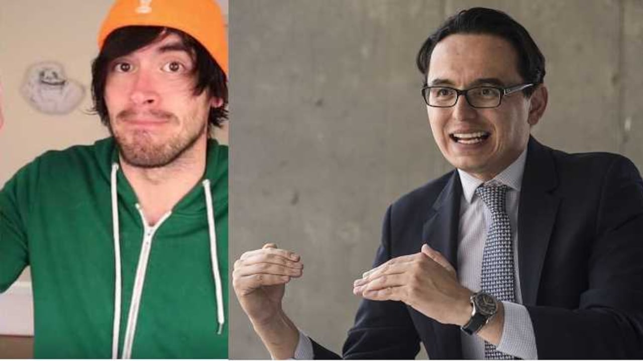 El youtuber Germán Garmendia vs Erick Rincón, gerente de información y soluciones de Legis.