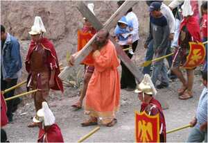 Sáchica es uno de los municipios de Colombia en donde se celebra la Semana Santa en Vivo. Una experiencia para no perderse.
