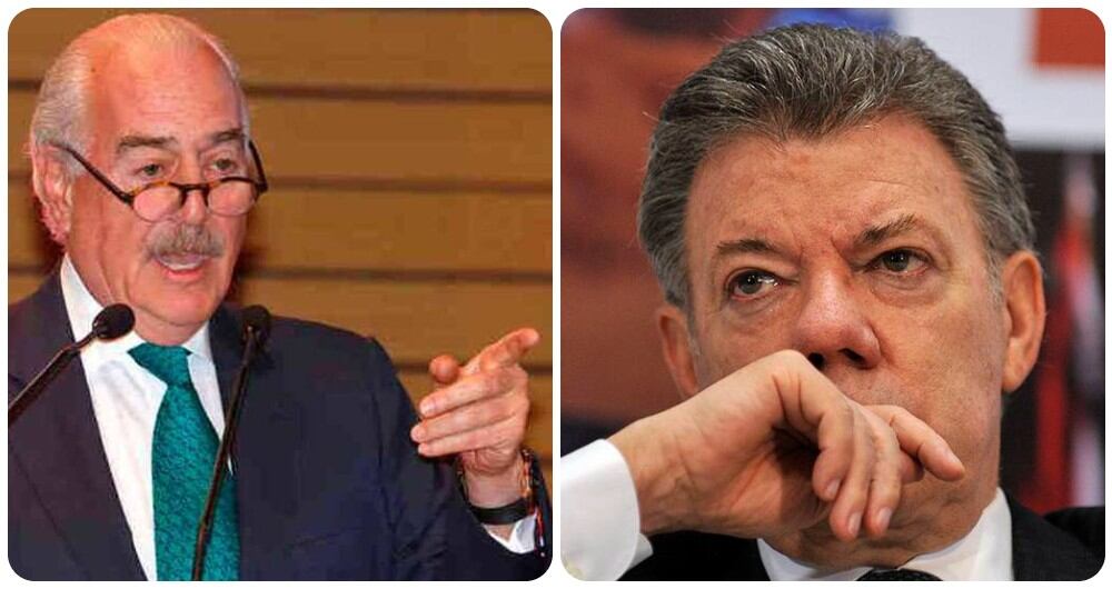 Andrés Pastrana y Juan Manuel Santos