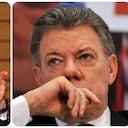 Andrés Pastrana y Juan Manuel Santos