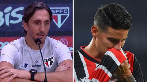 Zubeldía ha sido radical con la situación de James Rodríguez