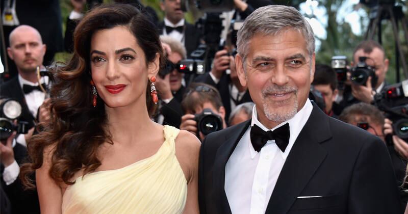 George y Amal Clooney,