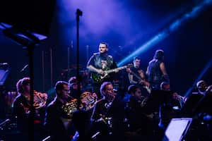 Concierto sinfónico en honor a la banda Bon Jovi.