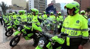 Policía en Bogotá