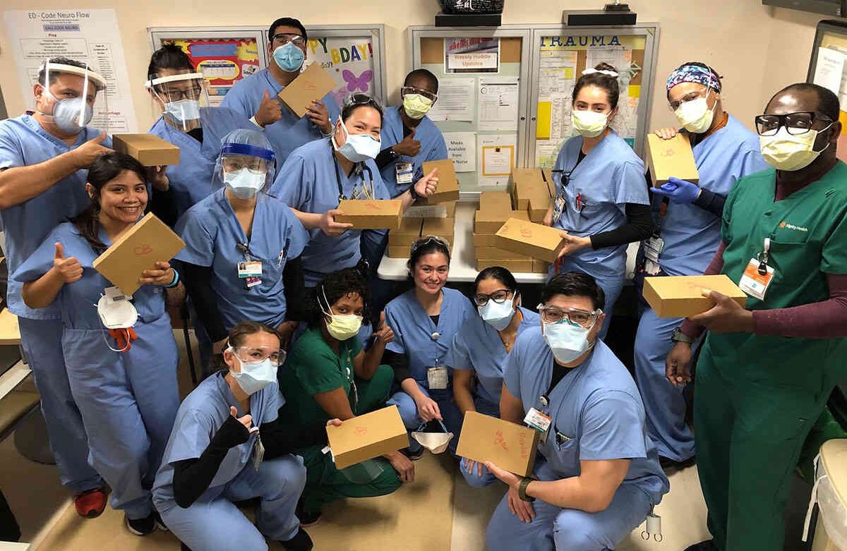 En honor a la Semana Nacional de Enfermeras, Edelman Financial Engines se asocia con ezCater para alimentar la línea del frente en los hospitales locales. Foto:Business Wire / AP.