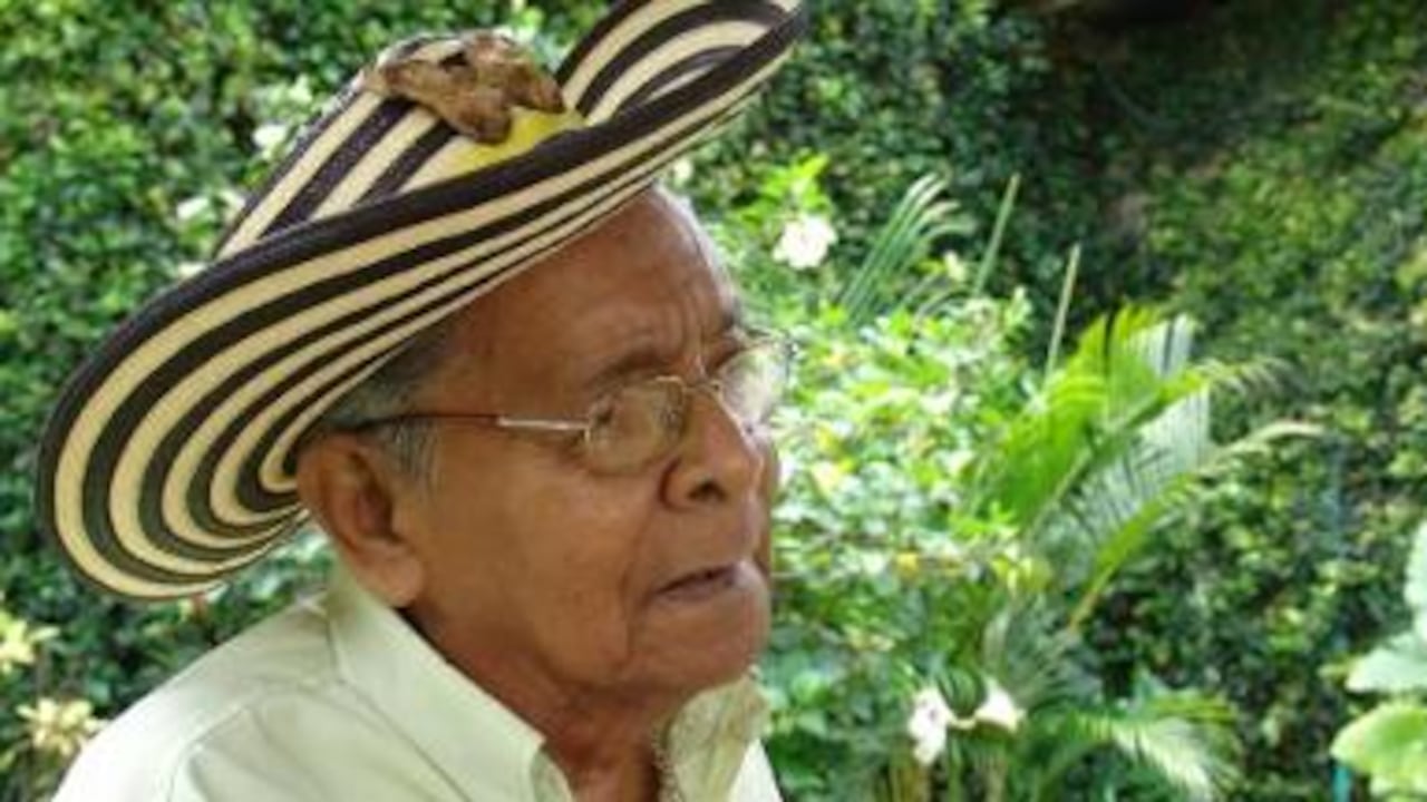 El juglar Pablito Flórez en Ciénaga de Oro, Córdoba.