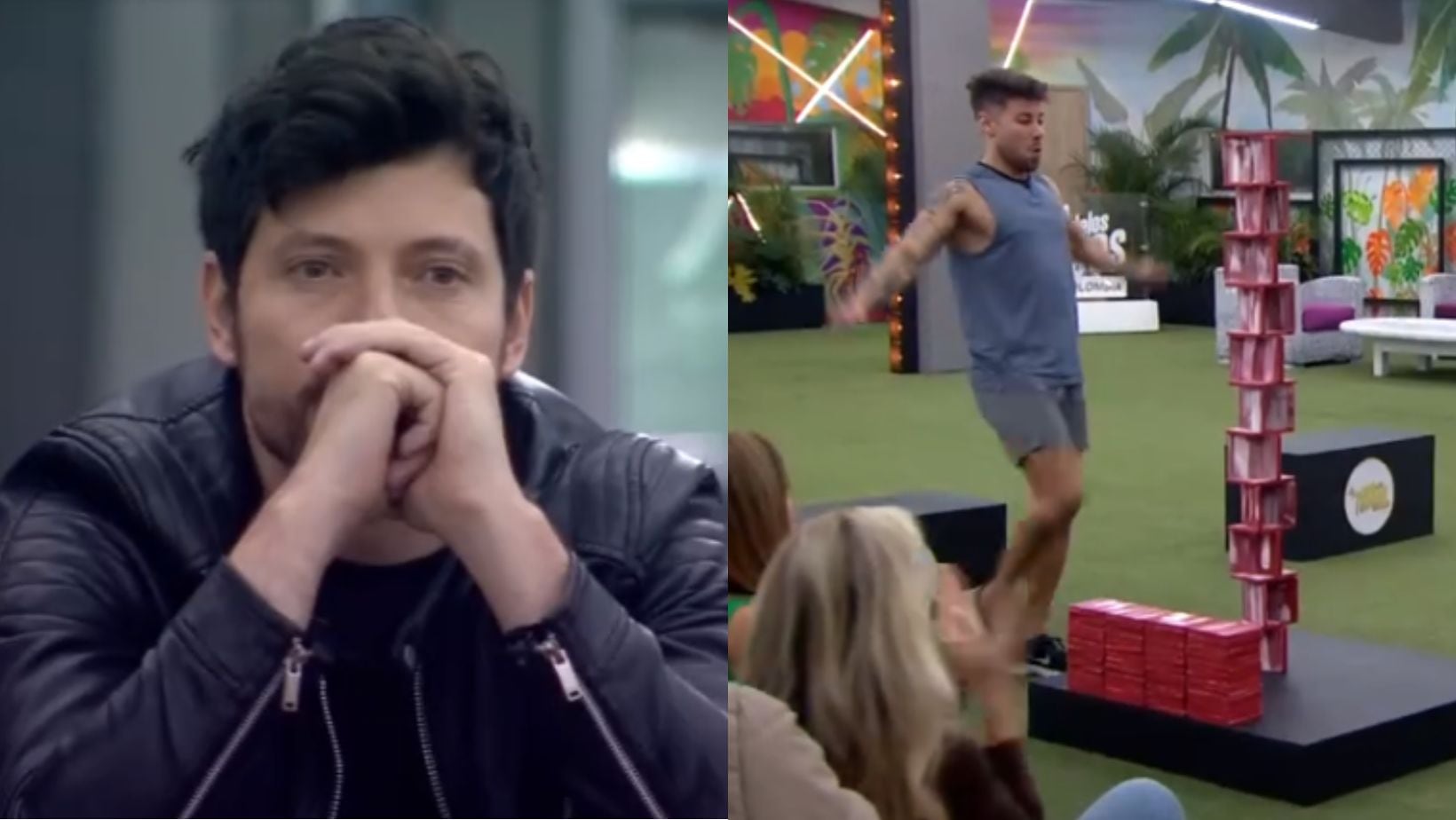 'La casa de los famosos': Julián Trujillo y Melfi se declaran 'la guerra' en la competencia