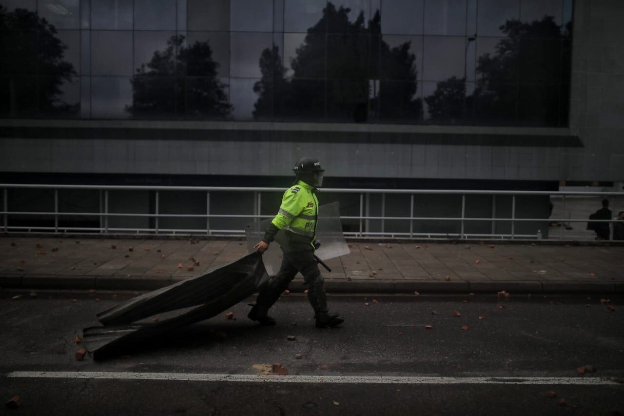 Paro Nacional toma de Bogotá calle 26 carrera 100 misak
