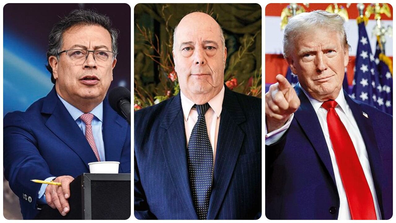 Gustavo Petro, Daniel García-Peña y Donald Trump.