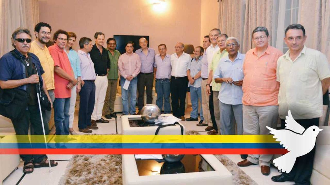 La fotografía de fue publicada por la cuenta oficial de la Oficina del Alto Comisionado para la Paz.