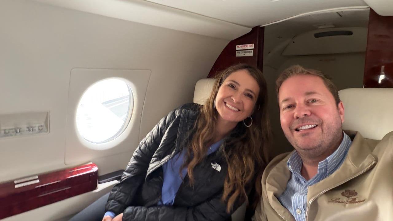 Fotografía de Paloma Valencia y Nicolás Pérez en enero de 2026.