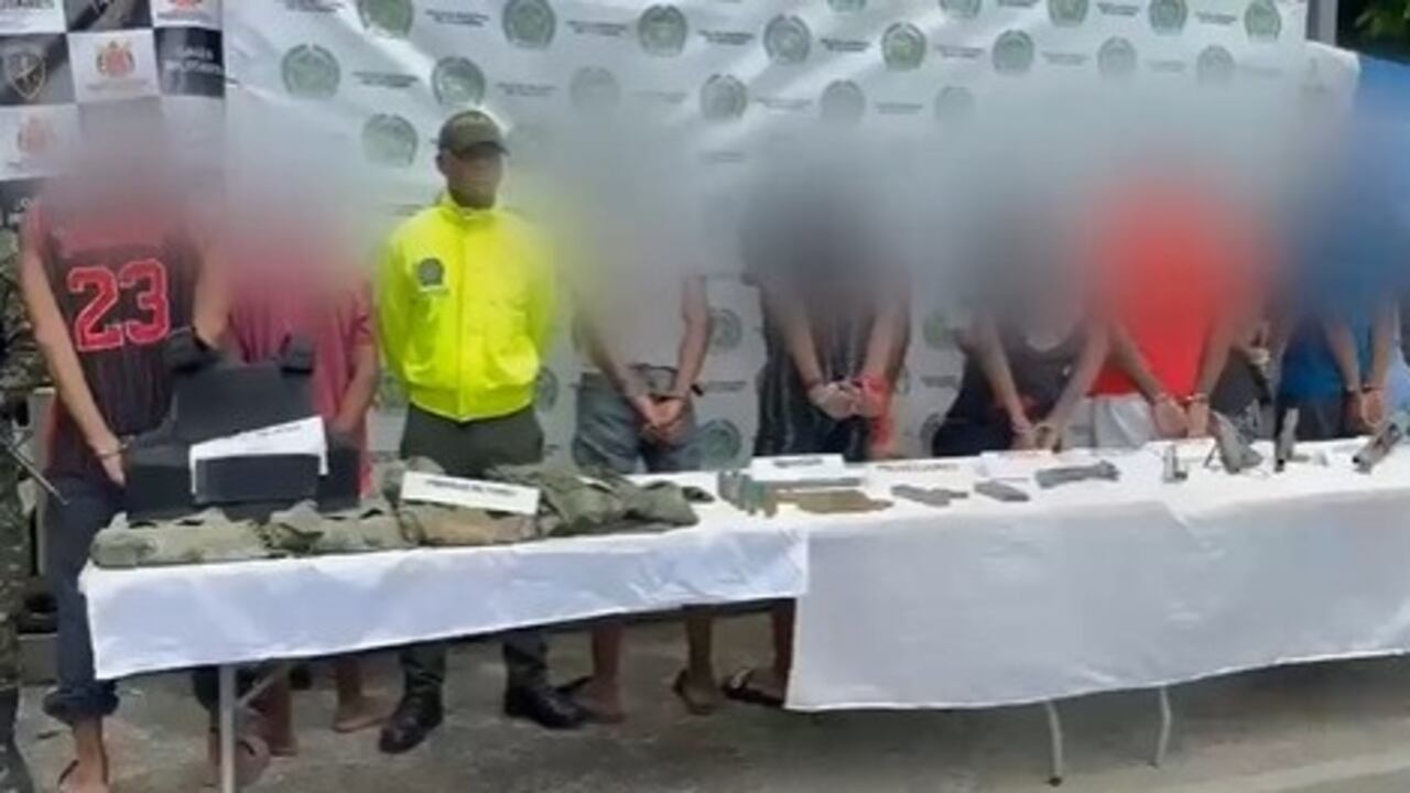 Las autoridades confirmaron que entre los capturados habrían dos personas que se fugaron de la cárcel de Quibdó, en Chocó.