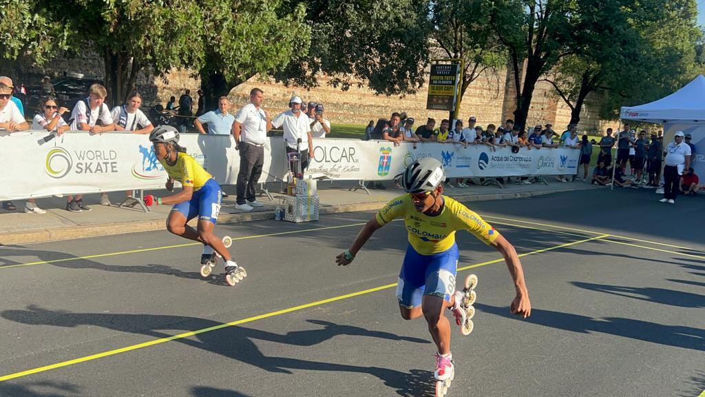 La deportista logró la más reciente medalla de oro para Colombia, en el Mundial de Patinaje de Velocidad