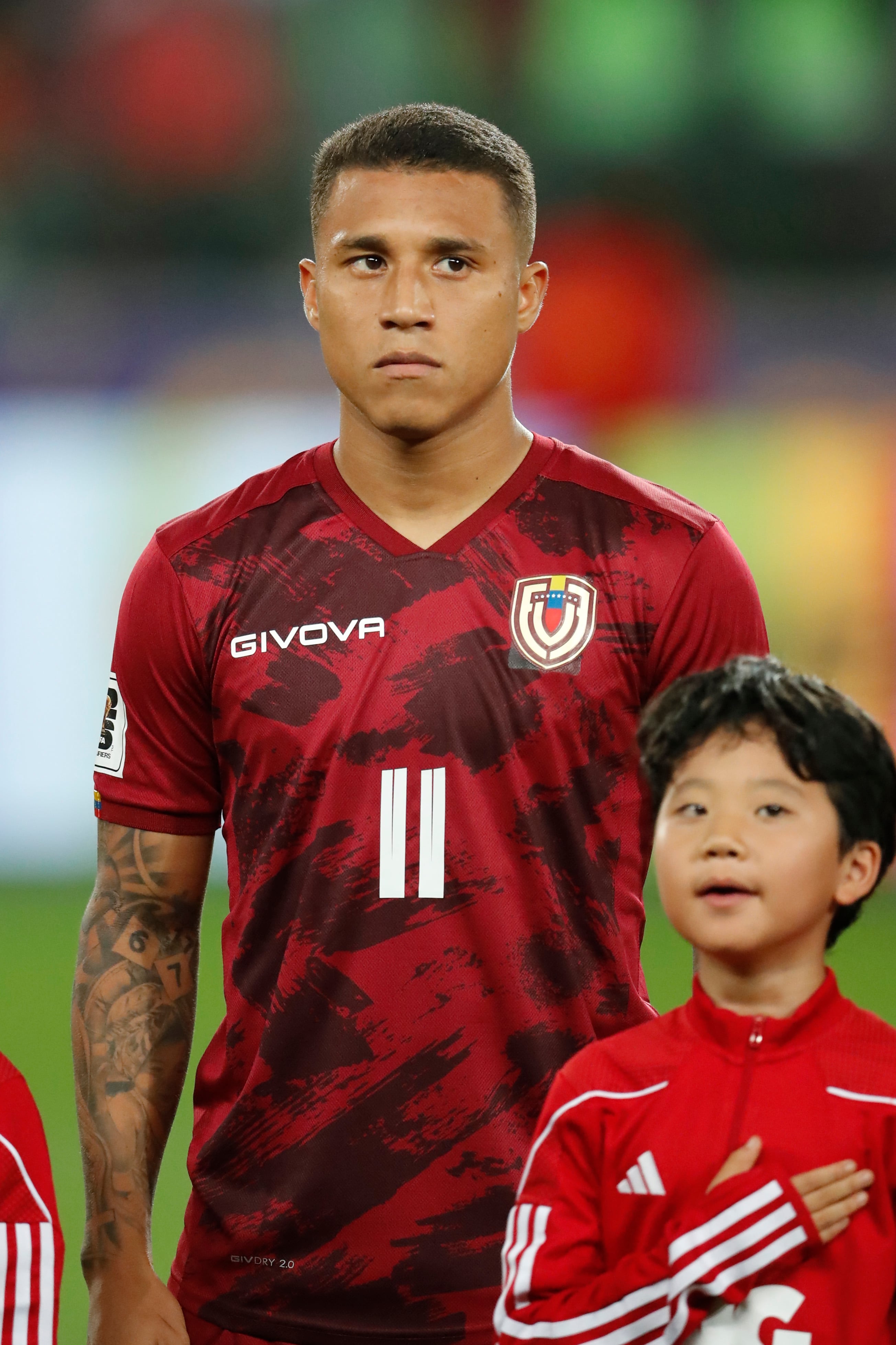 Darwin Machís, con Venezuela, en las eliminatorias al Mundial 2026