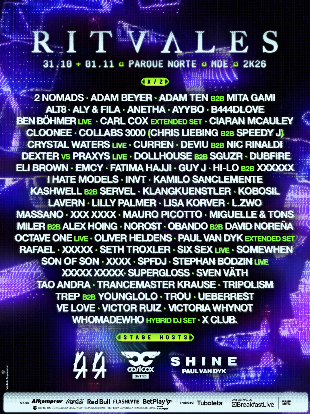 Ritvakes lineup 2026.