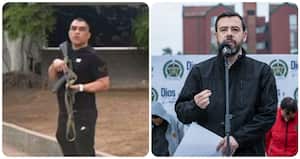 Alias Niño Guerrero y el alcalde Carlos Fernando Galán