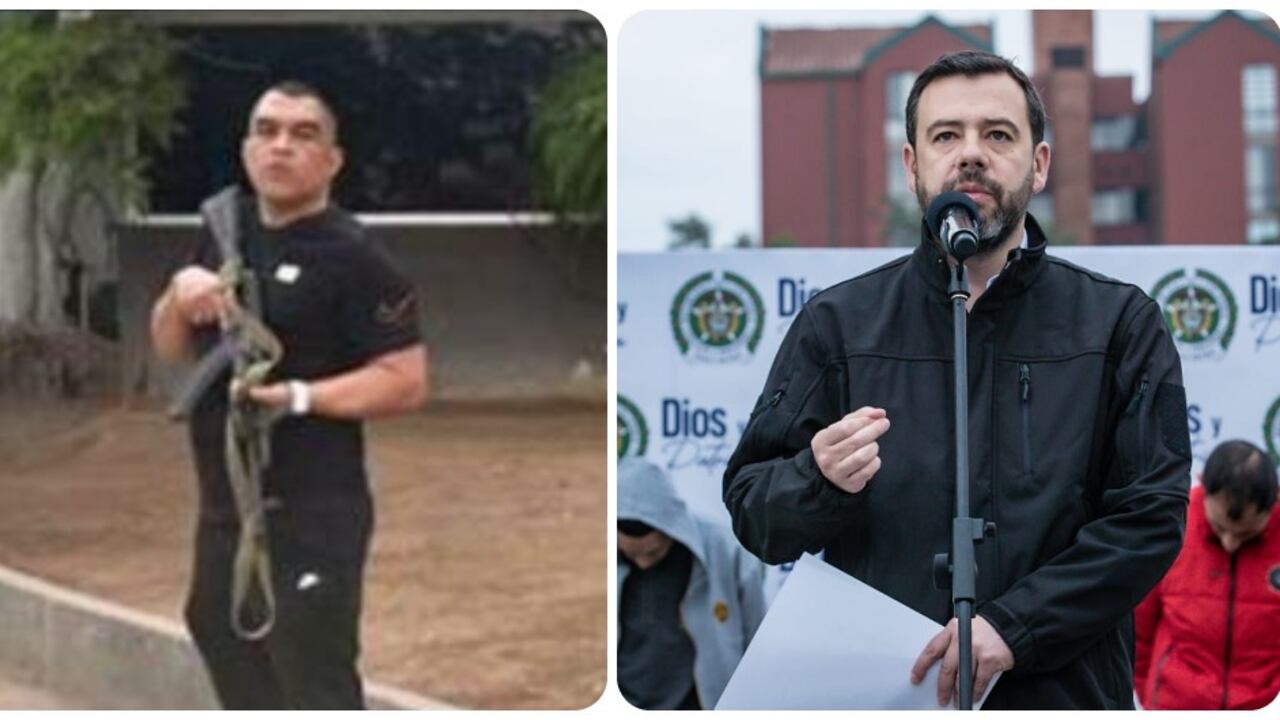 Alias Niño Guerrero y el alcalde Carlos Fernando Galán