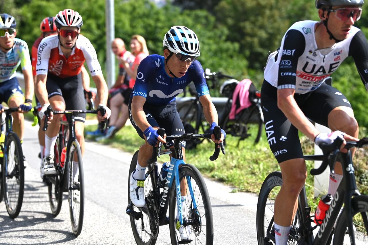 Einer Rubio en la etapa 15 del Giro de Italia 2023.