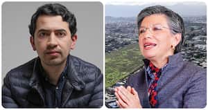 Daniel Briceño y Claudia López.