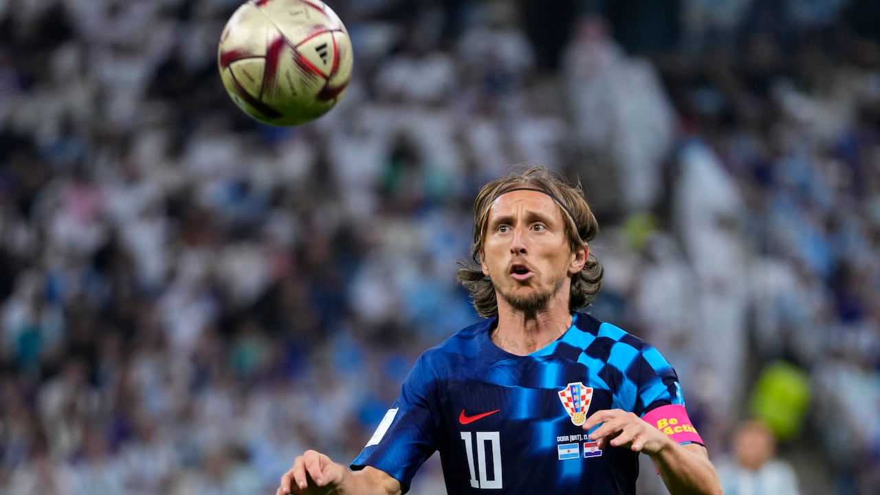 El jugador Luka Modric.