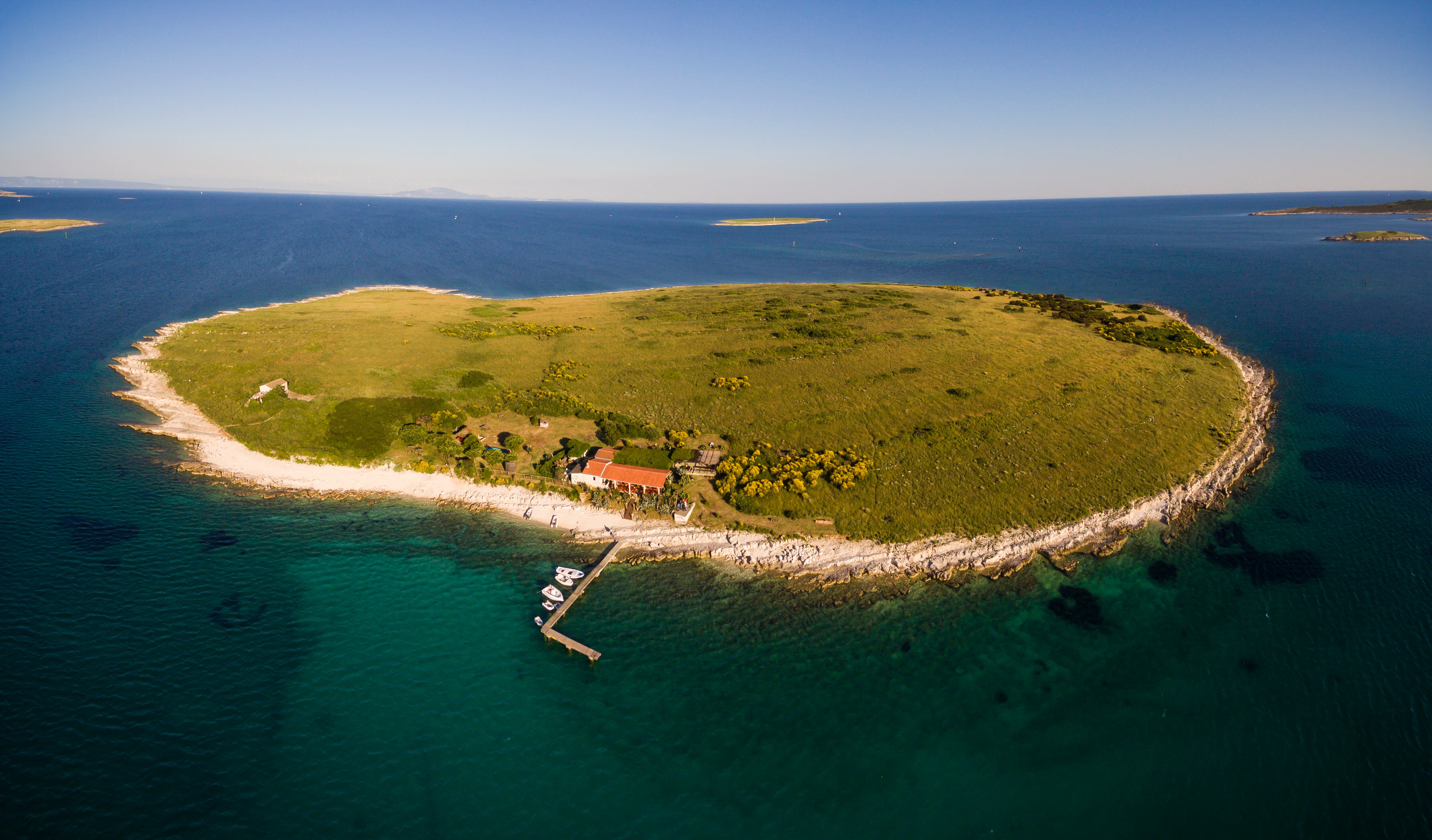 Insel in Kroatien - Ceja mit Cactusbar