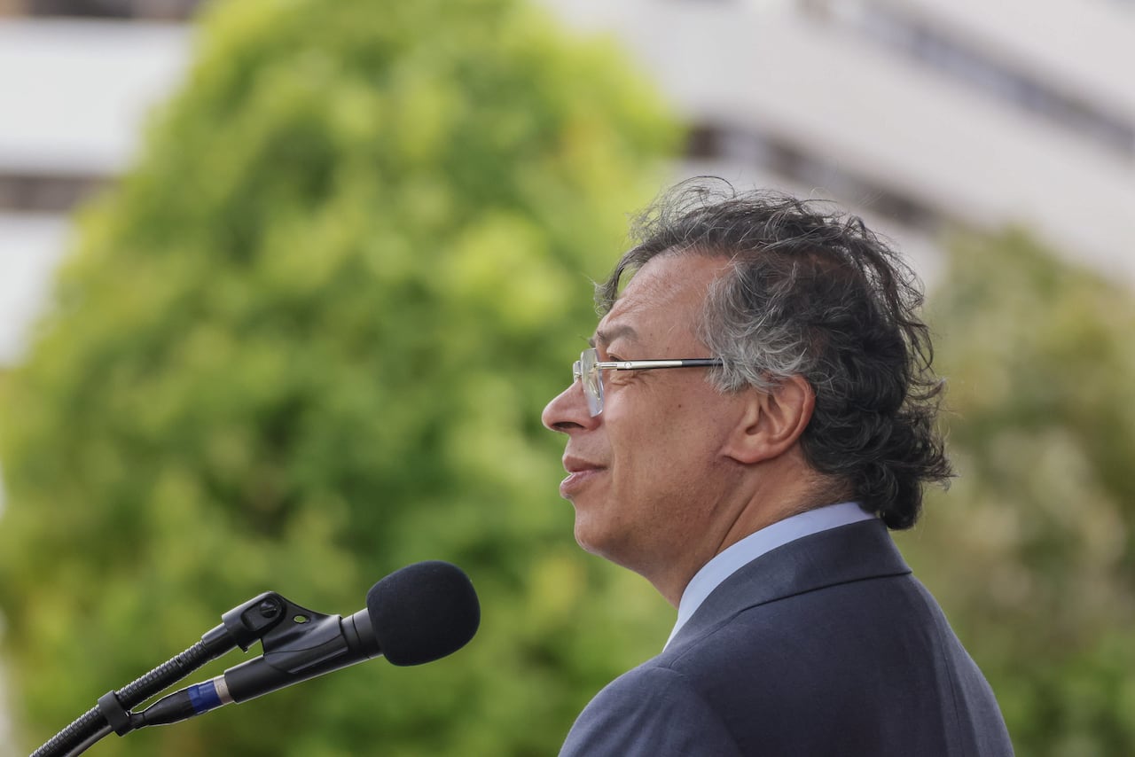 El presidente, Gustavo Petro, el 26 de noviembre de 2025, en Bogotá