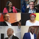 Abelardo De La Espriella, Sandra Ramírez, Rodrigo Londoño, Pablo Catatumbo, Victoria Sandino, Julián Gallo e Israel Zúñiga.