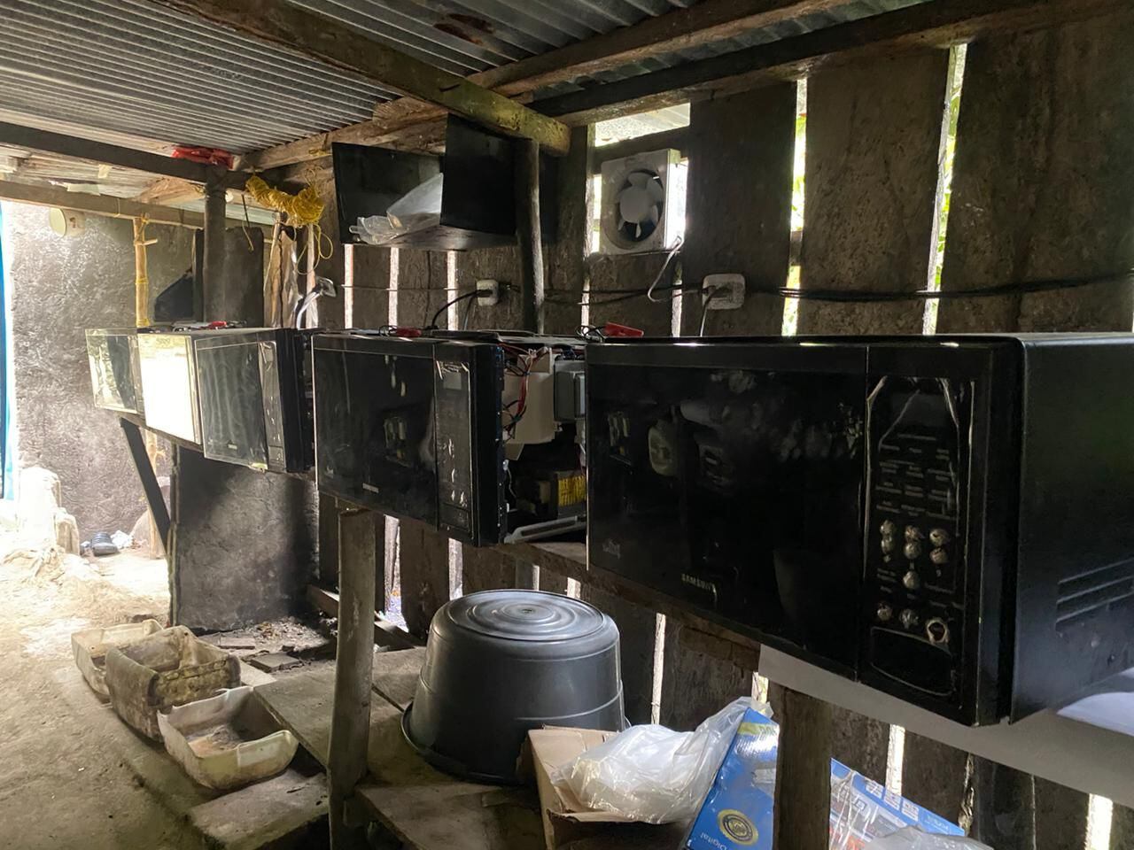 El laboratorio estaba ubicado  en el corregimiento de Bonda.