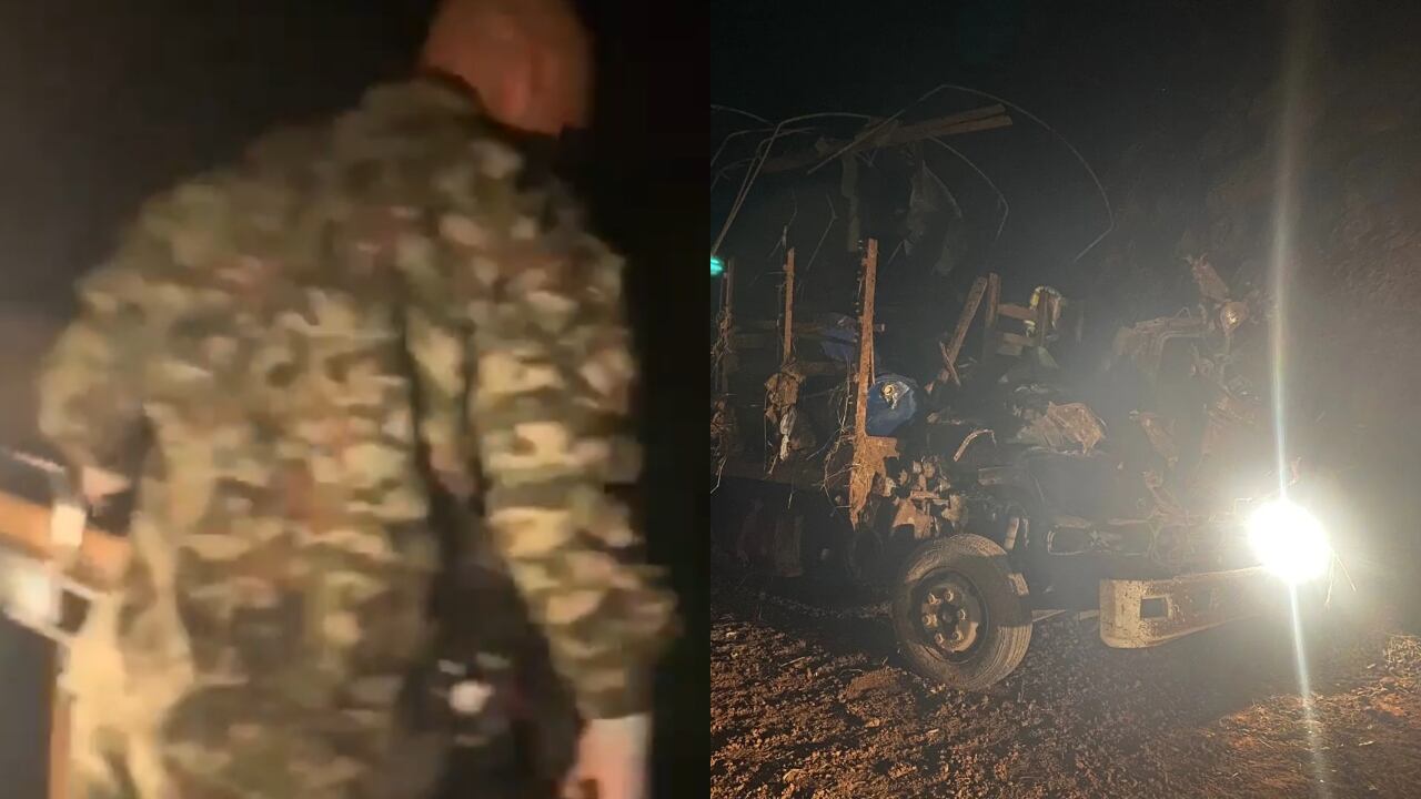 En el audio se escucha al soldado pidiendo ayuda para controlar la situación.