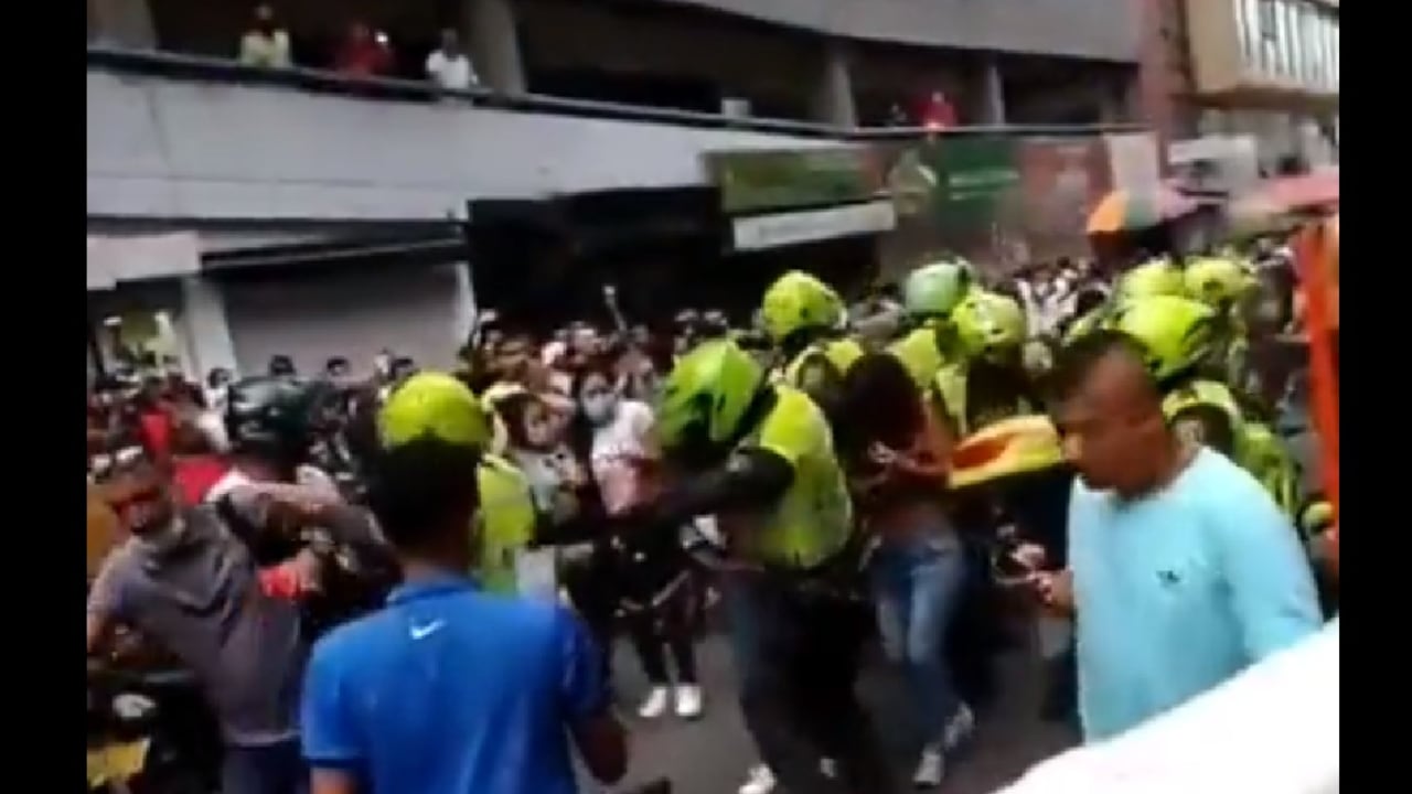 Los hechos se registraron en un sector del centro de la capital del Valle del Cauca.