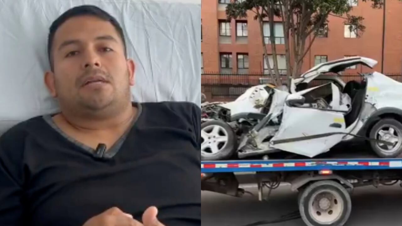 Accidente en la avenida Boyacá de Bogotá, el pasado miércoles, 18 de diciembre.