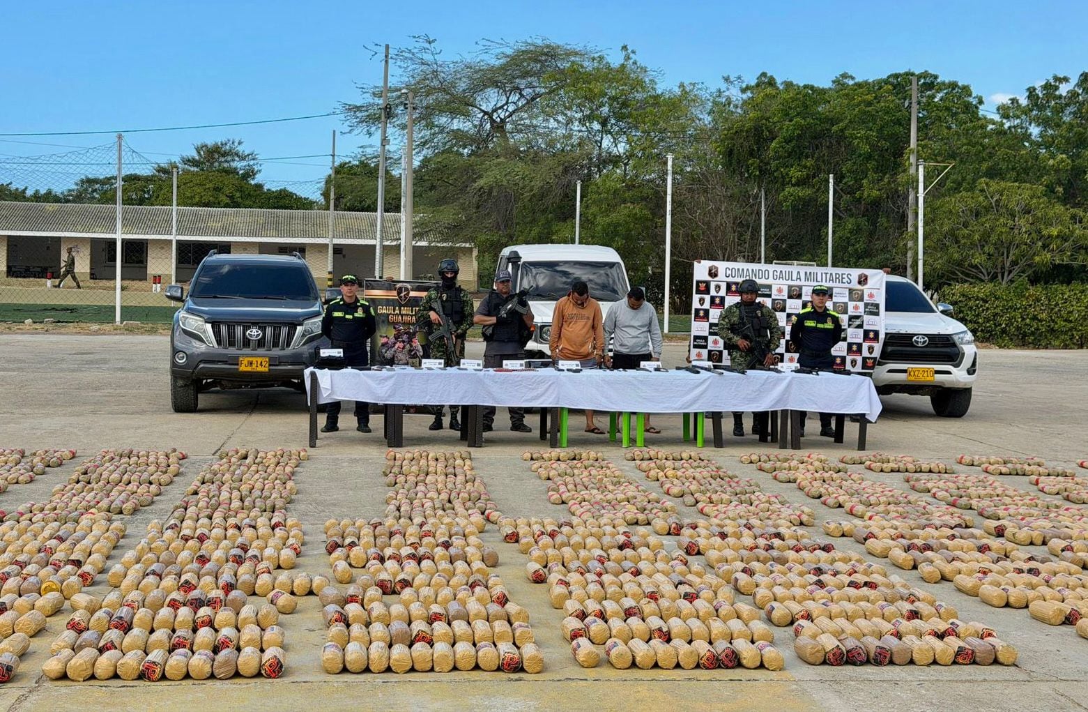 Golpe al narcotráfico.