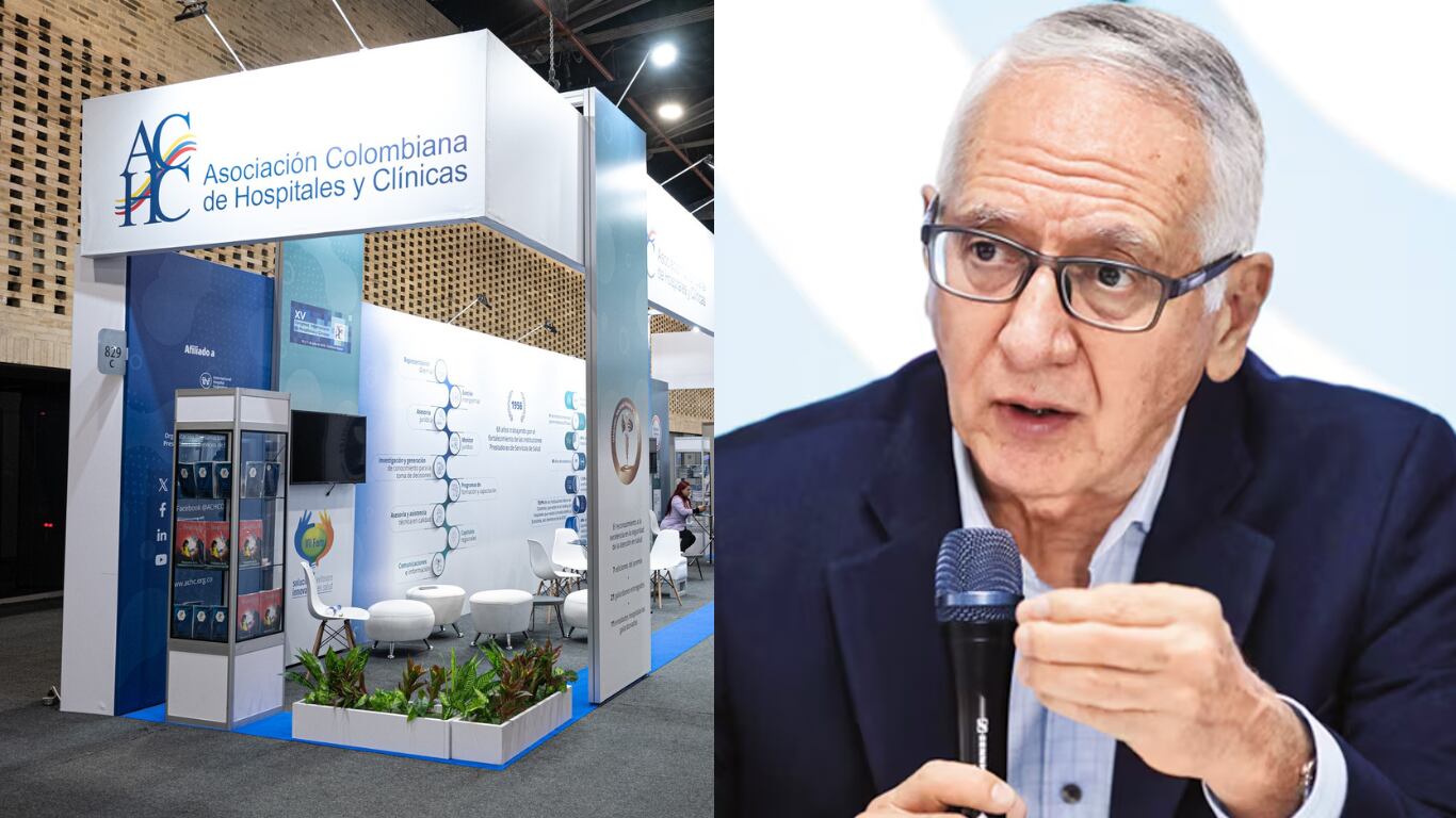 Asociación Colombiana de Hospitales y Clínicas (ACHC) y el ministro de Salud, Guillermo Alfonso Jaramillo.