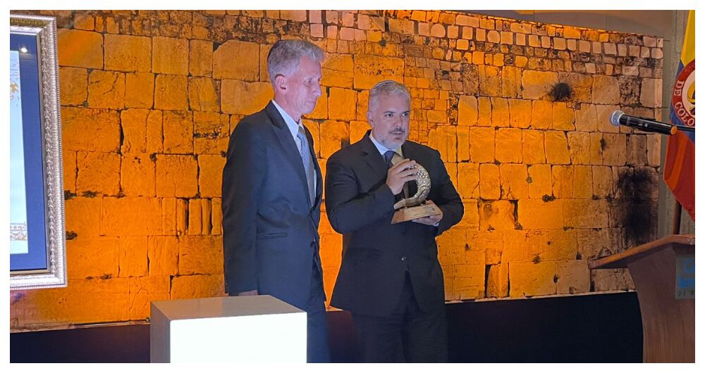 Expresidente Iván Duque recibió el Premio Jerusalén