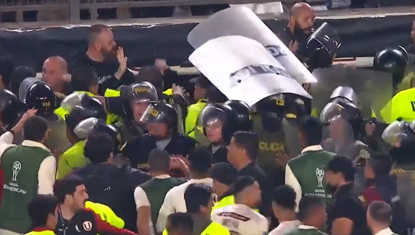 El violento hecho dejó cinco expulsados