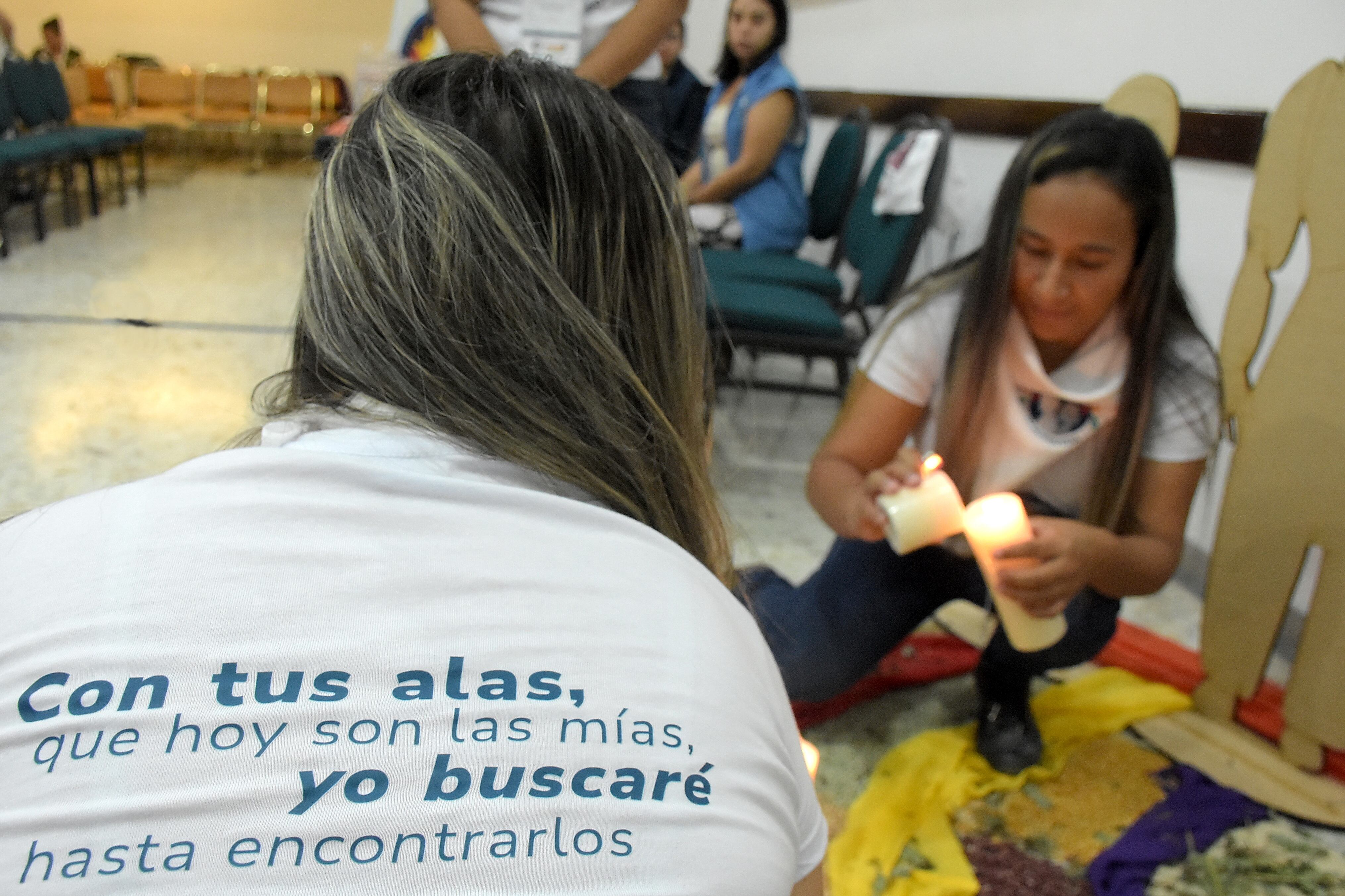 Encuentro Nacional de representantes en las mesas departamentales del hecho de desaparición forzada, denominado ‘Con tus alas que son las mías, yo buscaré hasta encontrarlos’.