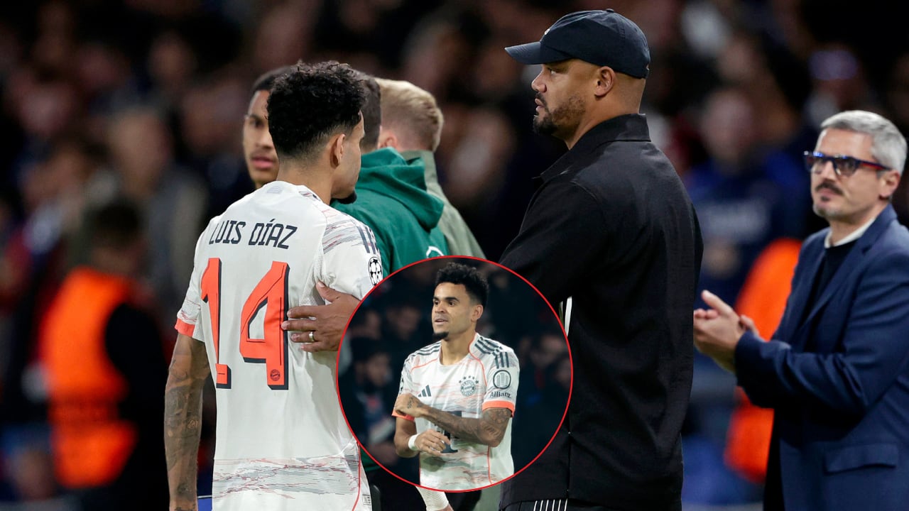 Luis Díaz volvió al once inicial de Bayern Múnich tras días de descanso dados por Kompany